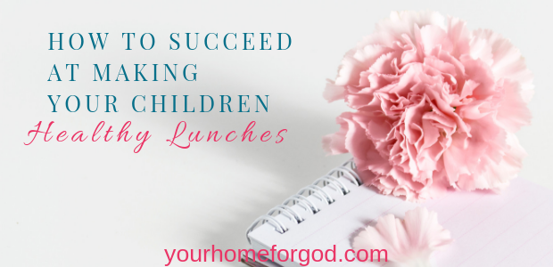 How to succeed at making your children healthy lunches