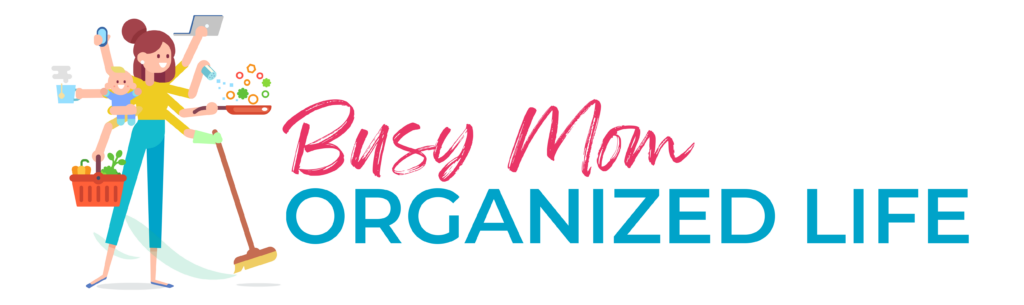 Be that organized Mom! Get "Busy Mom Organized Life" today, and have the secrets to organized routines, an organized home, and an organized life!