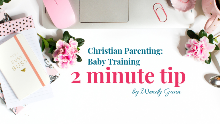 Christian Parenting: Baby Training