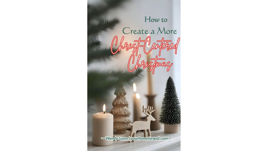 Consistency, prioritizing Christ in Christmas